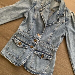 Single Breasted Denim Jacket